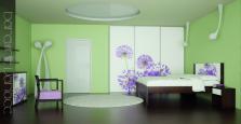 lonice postele Benezio - Ornament K